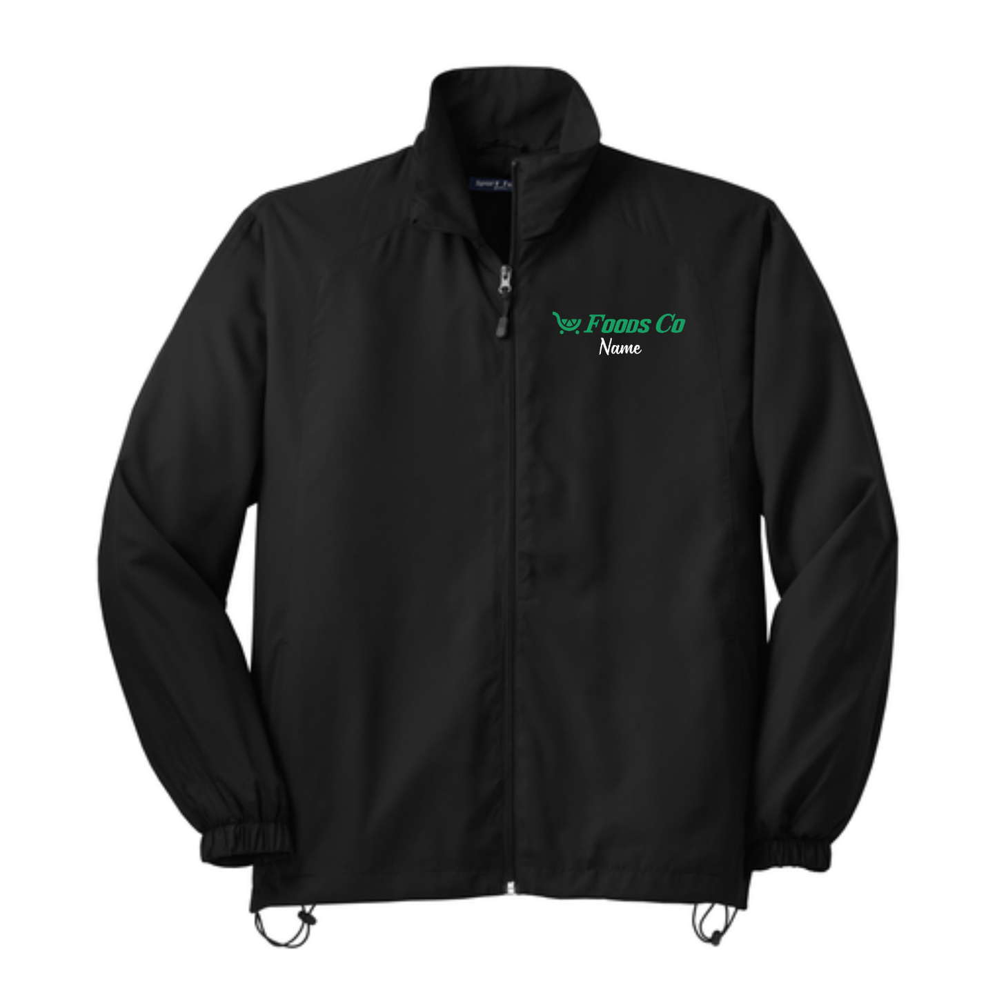 Foods Co Unisex Full-Zip Windbreaker Jacket