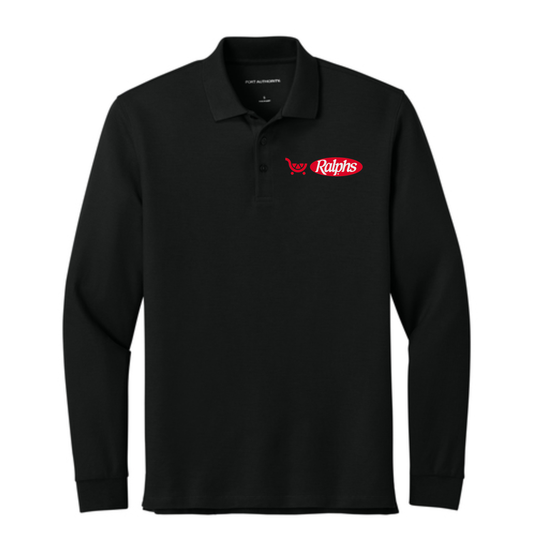 Ralphs Men's Pique Long Sleeve Polo