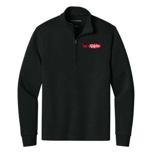 Ralphs Men's Pique Knit 1/4-Zip Sweater