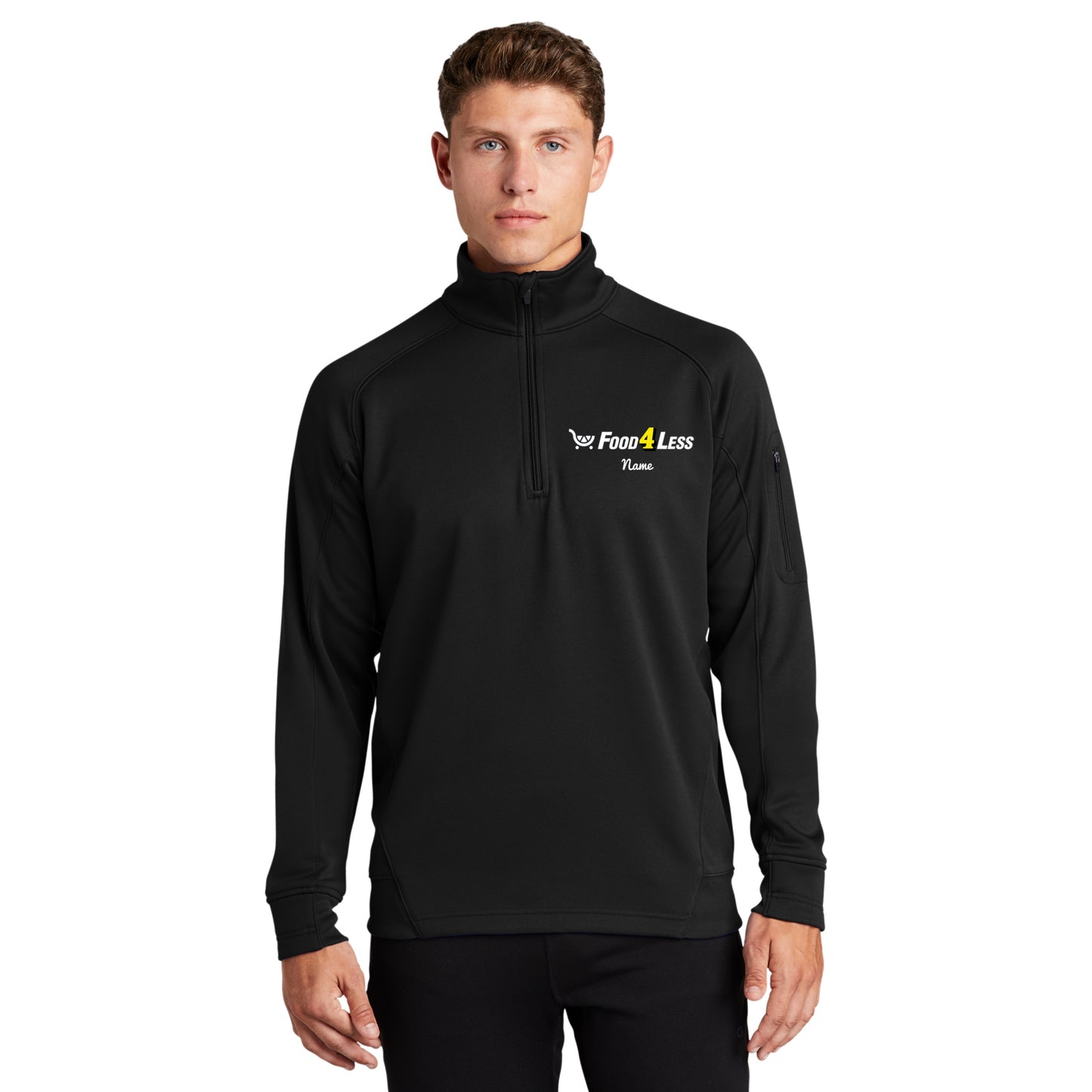 Food 4 Less Unisex 1/4-Zip Pullover