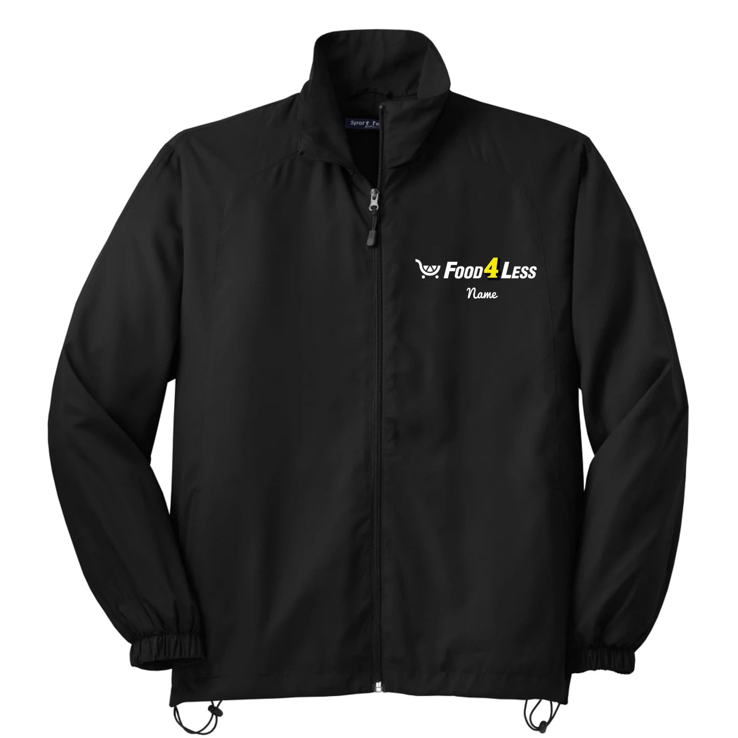Food 4 Less Unisex Full-Zip Windbreaker Jacket