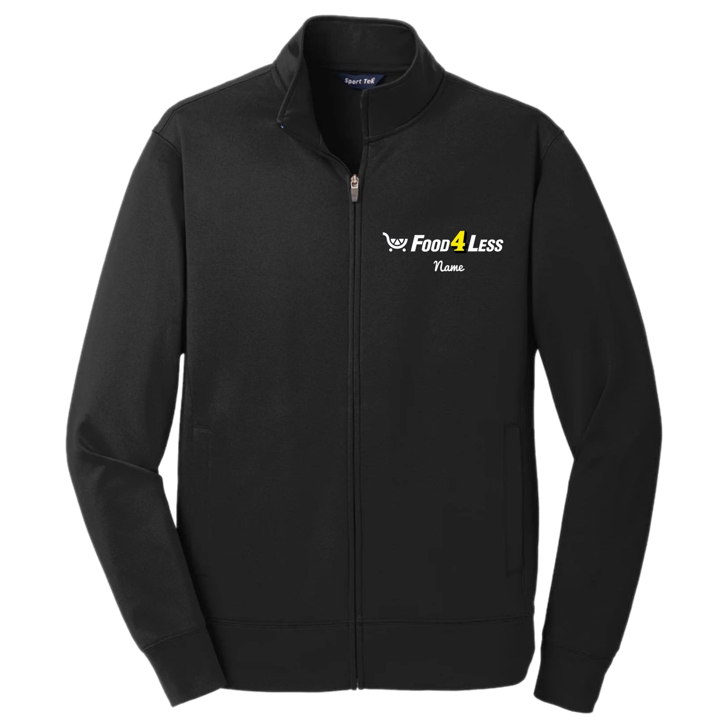 Food 4 Less Men's Full-Zip Jacket (No Hood)