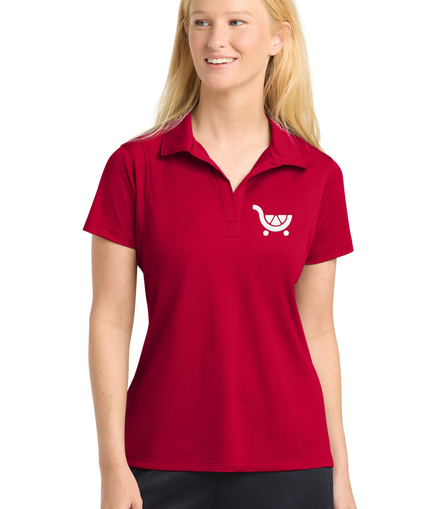 Management Exclusive | Fresh Cart Logo |Women's Tailored Fit Performance Polo