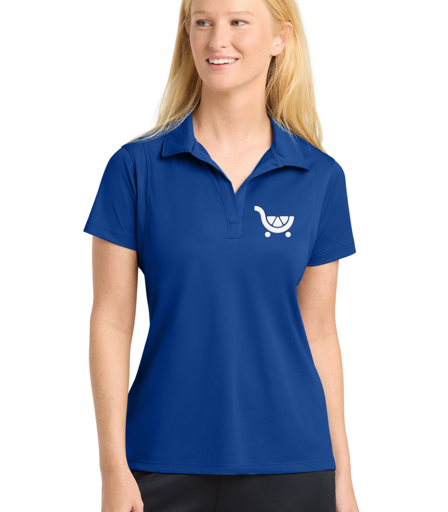 Management Exclusive | Fresh Cart Logo |Women's Tailored Fit Performance Polo