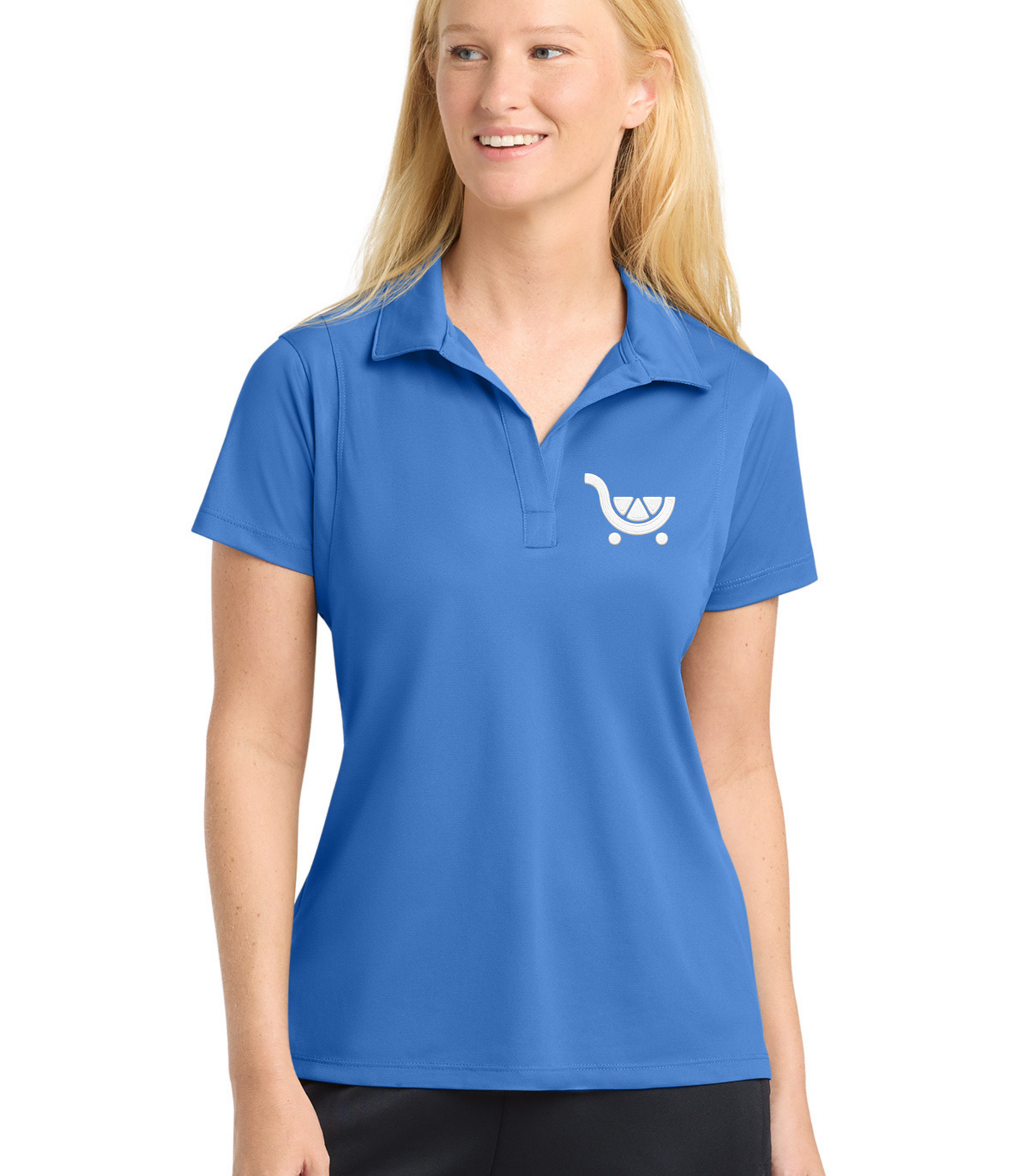 Management Exclusive | Fresh Cart Logo |Women's Tailored Fit Performance Polo