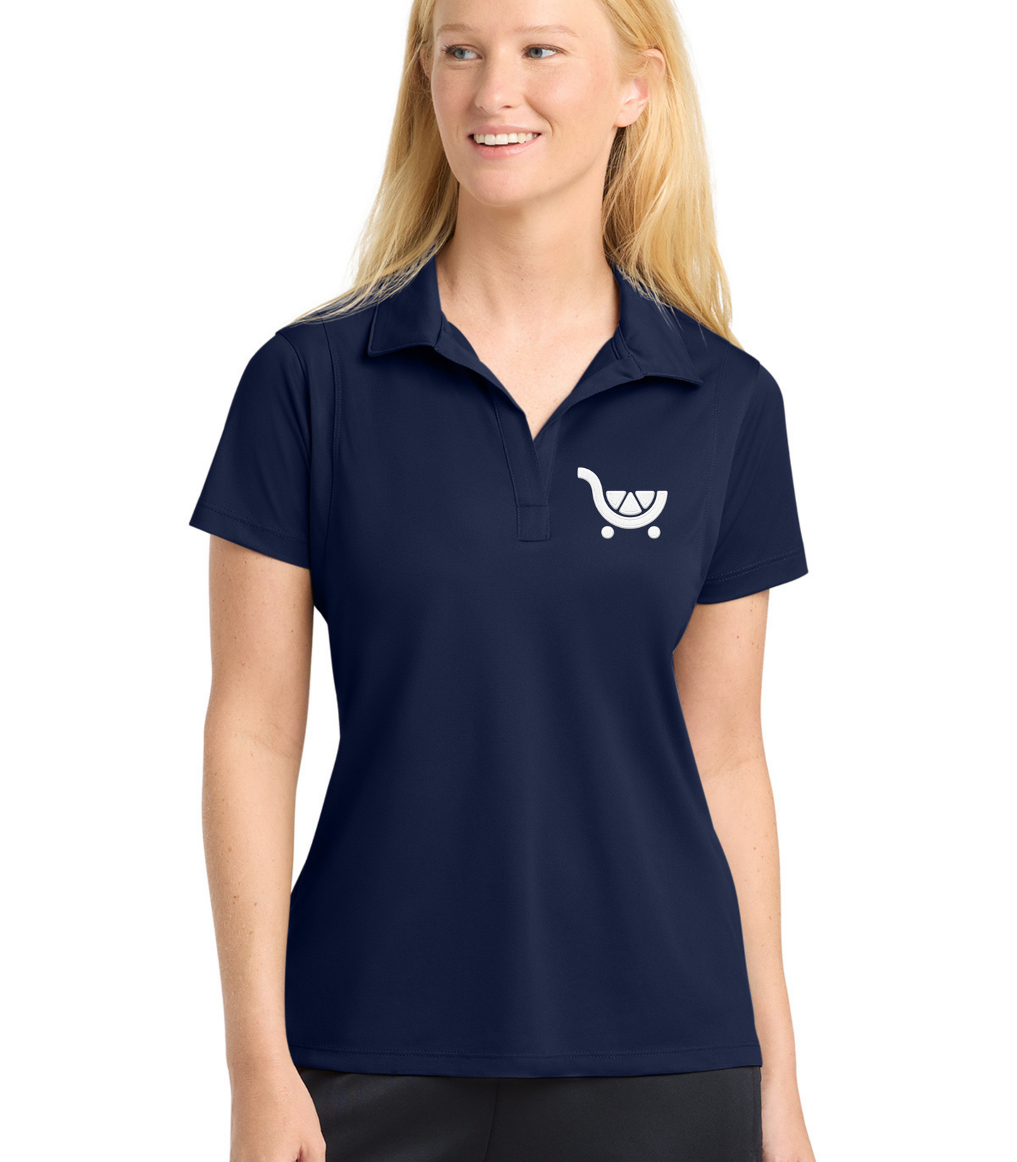 Management Exclusive | Fresh Cart Logo |Women's Tailored Fit Performance Polo