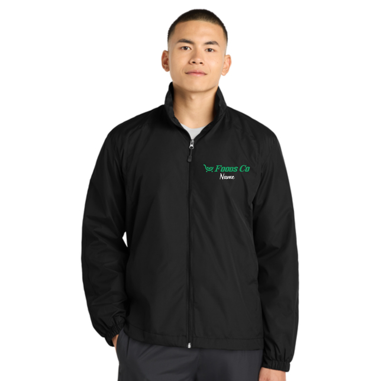 Foods Co Unisex Full-Zip Windbreaker Jacket