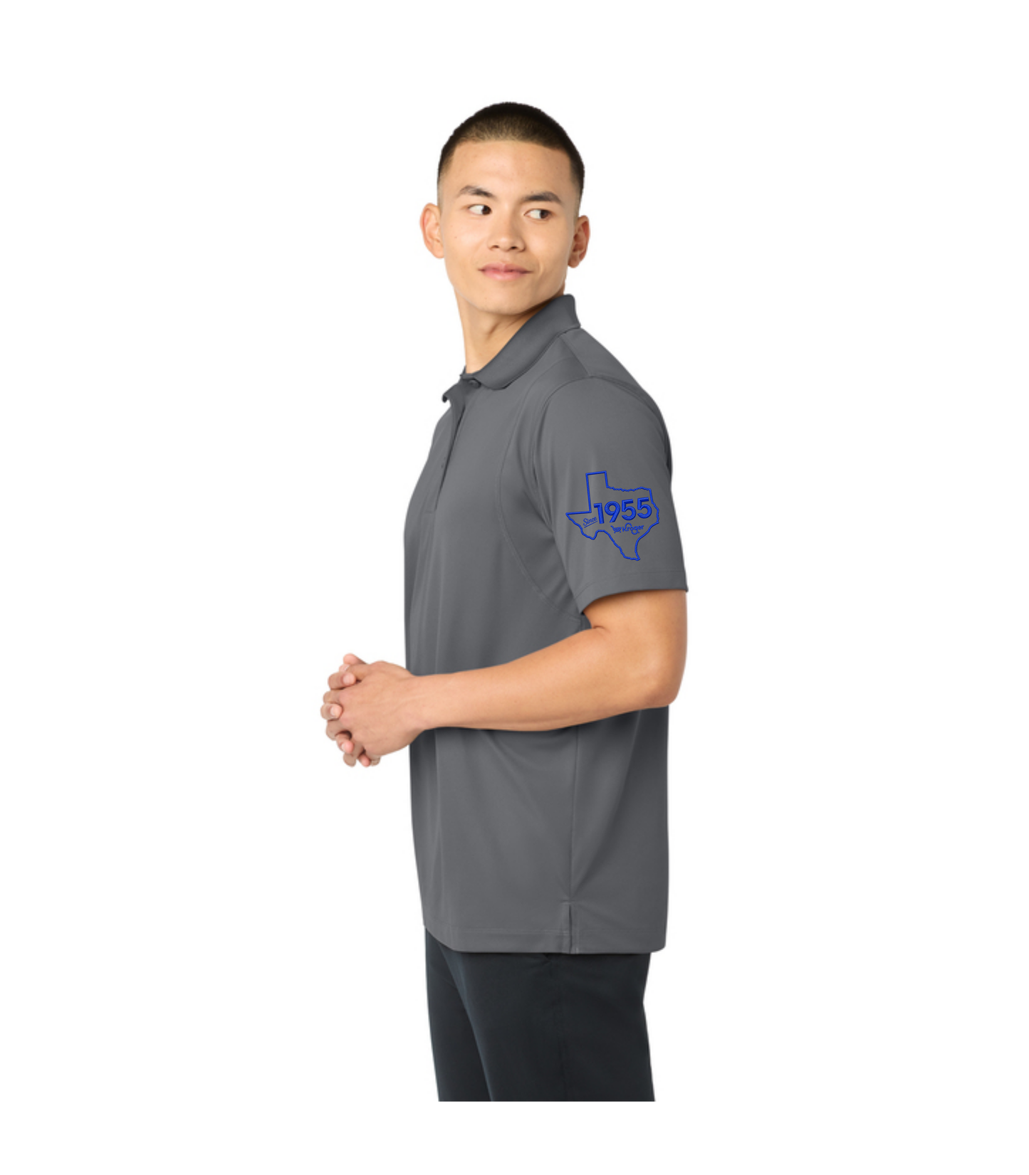 Texas Management EXCLUSIVE | Kroger Fresh Cart Performance Polo – Men’s/Unisex Fit – Royal Blue Embroidery