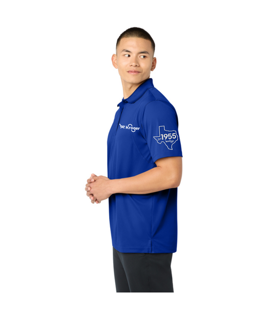 Texas Management EXCLUSIVE | Kroger Fresh Cart Performance Polo – Men’s/Unisex Fit – White Embroidery