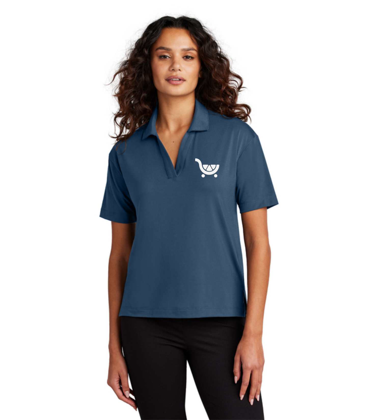 Management Exclusive | Fresh Cart Logo | Mercer+Mettle® Women's Stretch Jersey Polo