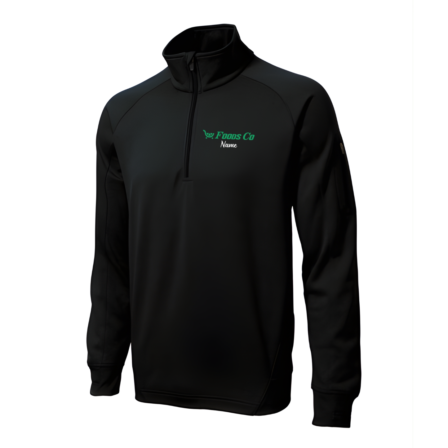 Foods Co Unisex Moisture-Wicking Fleece 1/4-Zip Pullover