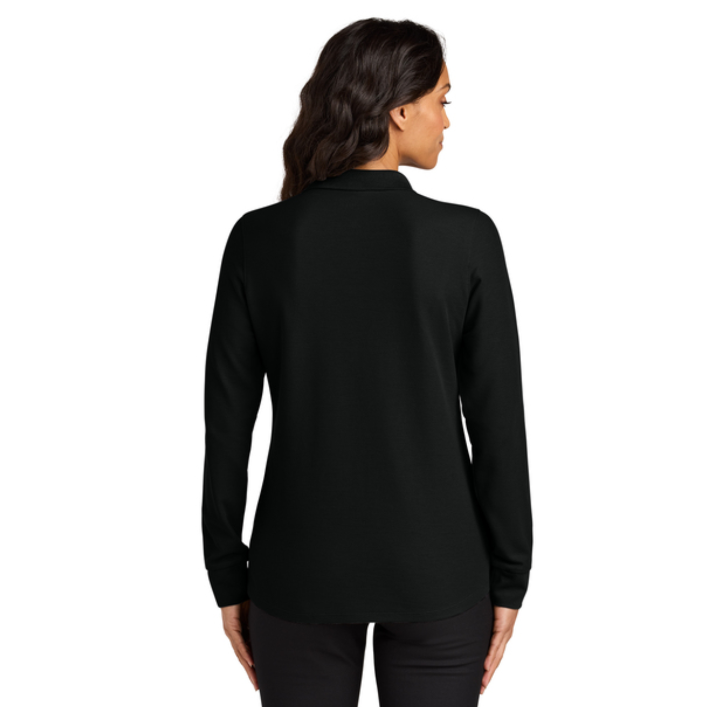 Foods Co Women’s Pique Long Sleeve Polo